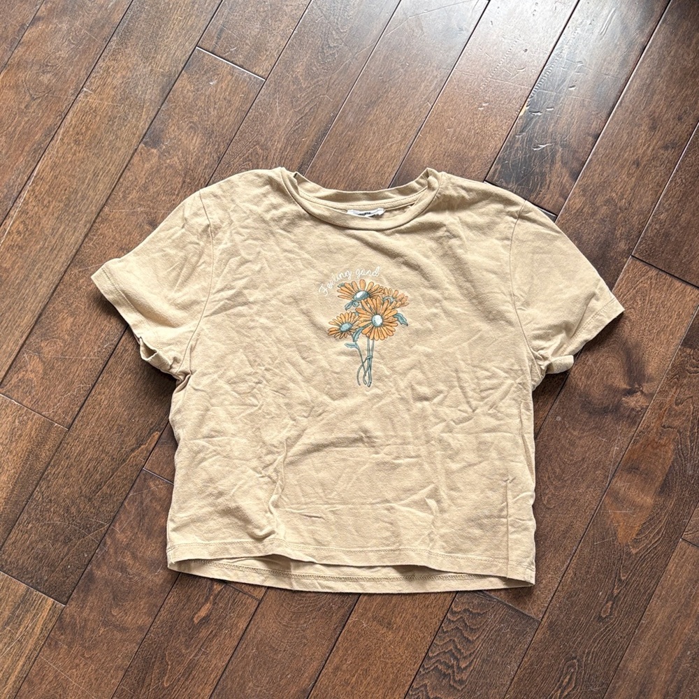 Vintage crop Ardene graphic tshirt sz large